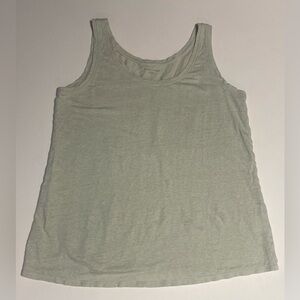 Linen Eileen Fisher Green Tank Top